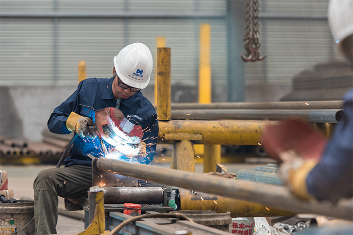 威海网架焊接车间